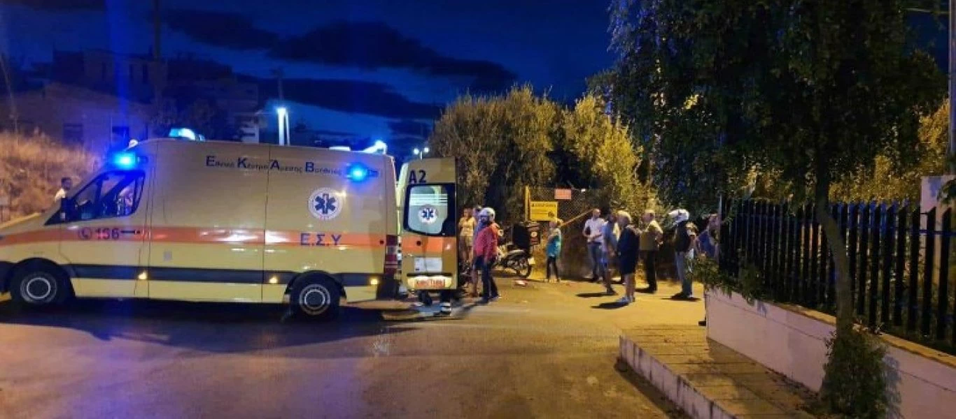 Κρήτη: Σε σοβαρή κατάσταση οδηγός ντελίβερι - Toν παρέσυρε αυτοκίνητο (φωτο)
